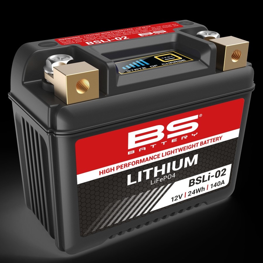 vase En begivenhed tyv Lithium MC Batteri 12V 140A LiFePO4 BS Battery BSLi-02