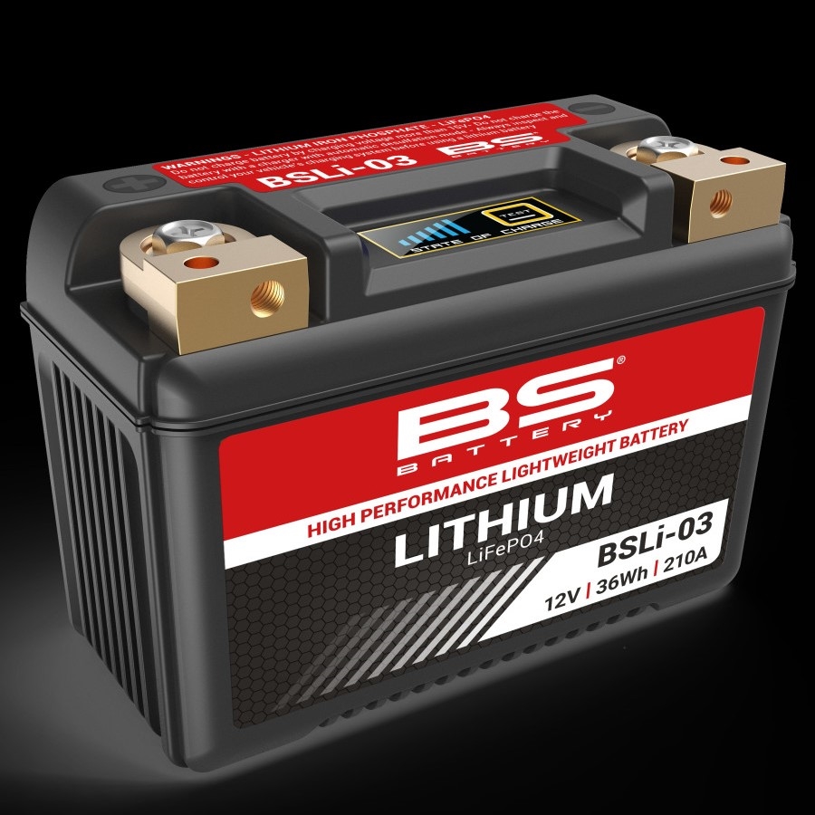 Ekspert modnes kaste Lithium MC Batteri 12V 210A LiFePO4 BS Battery BSLi-03