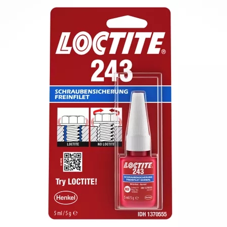 Loctite 243 Blå Medium Styrke 5ml