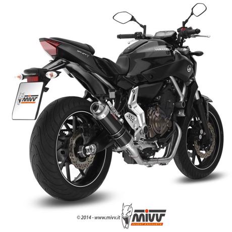 Yamaha MT-07 Årg. 2014- MIVV GP Black MC Udstødning Komplet System