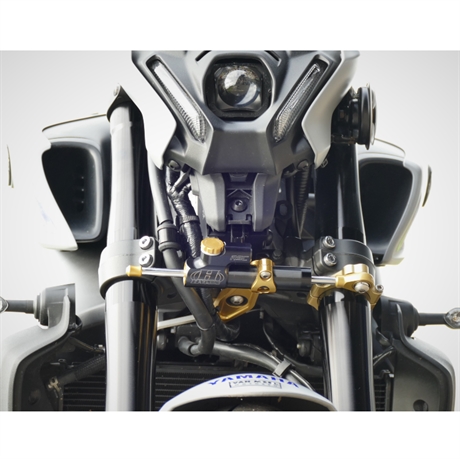Yamaha MT-09 / Tracer 9 / XSR 900 Årg. 2021- Hyperpro Styrdæmper Monteringskit Sort